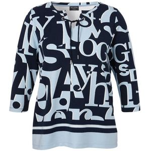 Via Appia Due - Sweat 25107 - Blauw - Sweater