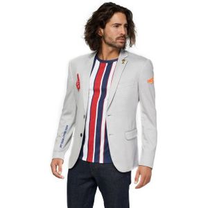 OppoSuits - Sports Jersey - Lichtgrijs - Heren