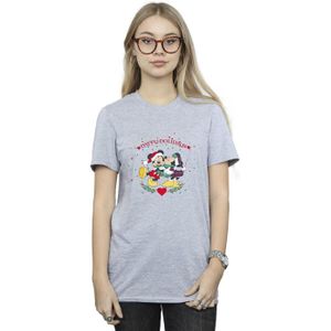 Li-cense Disney dames mickey mouse mickey minnie kerst katoenen vriendje t-shirt