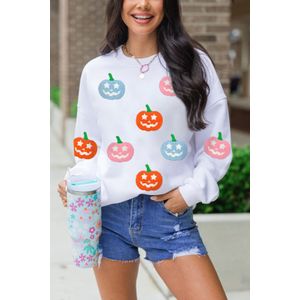 Pompoen Patch Sweatshirt