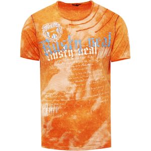 Rusty Neal - T-shirt - Tie Dye Batik - Heren - Normale Pasvorm - 100% Katoen
