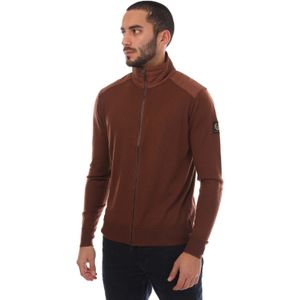 Belstaff - Merino Wol Kebly - Herenvest - Bruin