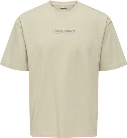 Only & Sons - Onscaspian Text Airflex Loose SS Tee - T-shirt