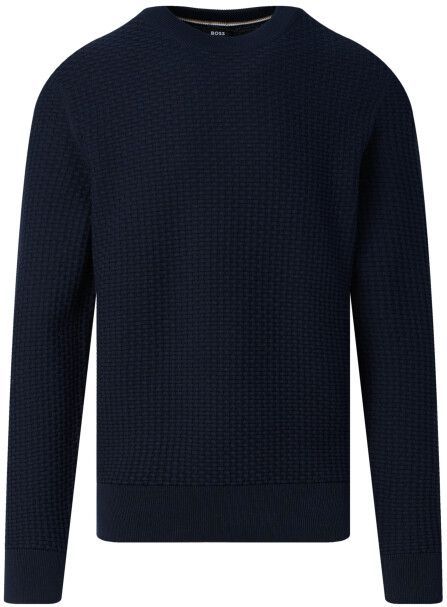 Hugo Menswear - Ronde Hals Trui - Bruin - Katoen - Regeneratieve Landbouw