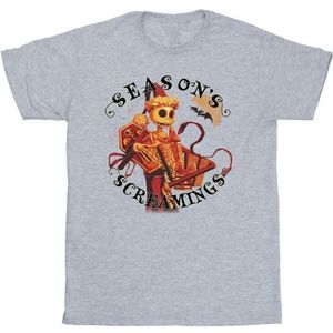 Li-cense Disney heren the nightmare before christmas seasons screamings t-shirt