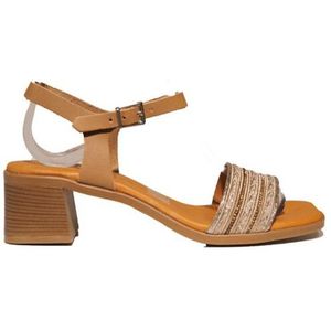 Oh! My Sandals - 5612 - Sandalen - Taupe - Leer