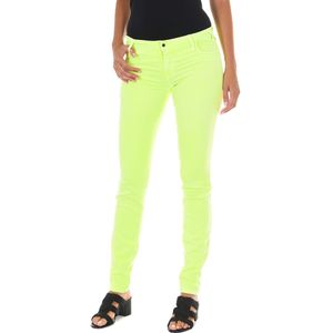 MET - Slim Fit Jeans - Groen - Dames
