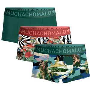Muchachomalo - Heren 3-pack Trunks - Jackbean Alicewonder