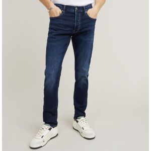G-Star 3301 slim d25742 8968 89 dark aged  heren regular tapered jeans  - g-s