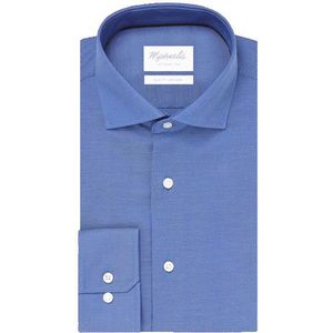 Michaelis - Oxford Overhemd - Royal Blue - 100% Katoen - Strijkvrij