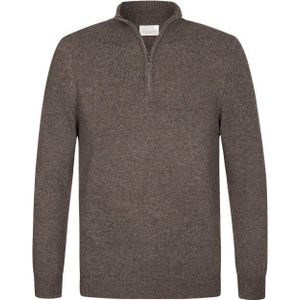 Profuomo - Schipperstrui - Camel - Fijne Wol - Klassieke Textuur