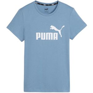 Puma - Dames ess logo T-shirt - Katoen - Korte Mouwen - Crew Neck