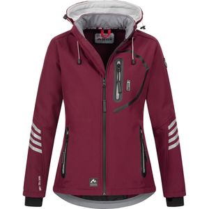Arctic Seven - Softshelljas - Wijnrood-Grijs - Dames