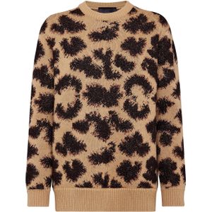 Pullover Ronde Hals Leopard