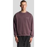 Lyle & Scott - Script Brushback Fleece - Sweatshirt - Rood