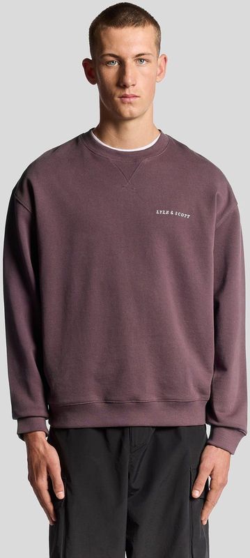 Lyle & Scott - Script Brushback Fleece - Sweatshirt - Rood