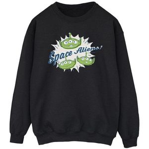 Li-cense - Disney - Sweatshirt - Groen - 50% Katoen, 50% Polyester, Crew Neck, Lange Mouwen