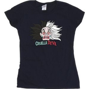 Li-cense - 101 Dalmatiërs - T-shirt - Wit - 100% Katoen, Korte Mouwen, Crew Neck