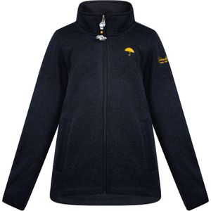 Schmuddelwedda Gebreide fleece jas Meisje marine gem