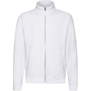 Fruit of the Loom - Unisex Premium - Sweat Jacket - Zwart - 70% Katoen, 30% Polyester, Oeko-Tex Standaard 100 Gecertificeerd