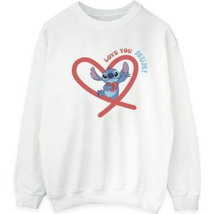 Li-cense Disney heren lilo & stitch love you mama sweatshirt
