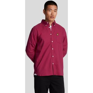 Lyle And Scott - Oxford Shirt - Bordeaux - Overhemd