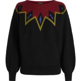 King Louie - Valentina Top Benatar - Zwart - Gebreide Trui