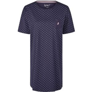 By Louise Dames nachthemd korte mouw gestipt