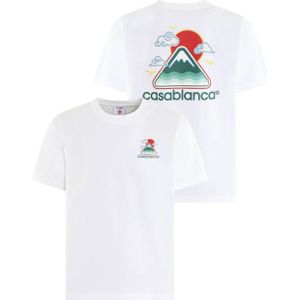 Casablanca Heren montagne ondulée t-shirt