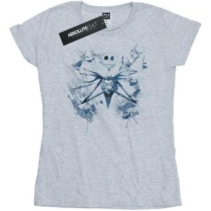 Li-cense Disney dames nightmare before christmas paint spray carers katoenen t-shirt