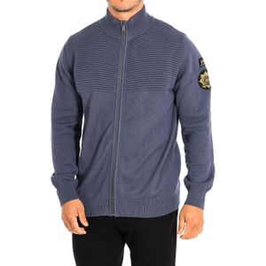 La Martina - TMSG30-XC040 - Gebreide Trui - Grijs - Lange Mouwen