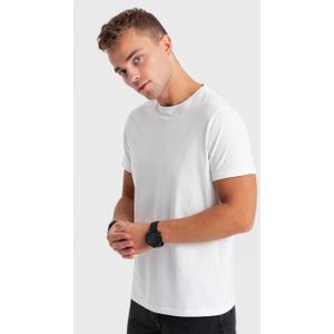 Ombre t-shirt heren wit met bies