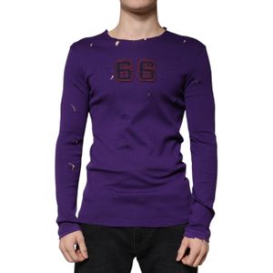 66 Gebreide Versleten T-shirt