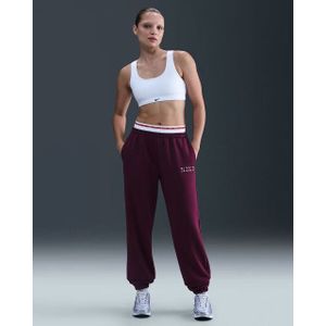 Nike - NSW Phnx FLC HR Pant GLS - Sport Pantalon - Rood - Dames