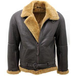 RAF - Skyfair - Leren Pilotenjack - Schapenvacht