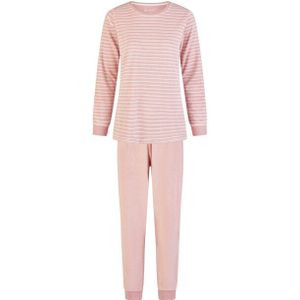 By Louise Dames winter pyjama set lang badstof gestreept