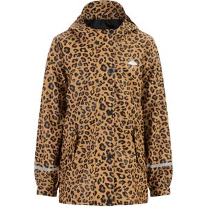 Schmuddelwedda - Regenjas - Zwart Beige - Meisje - Waterdicht