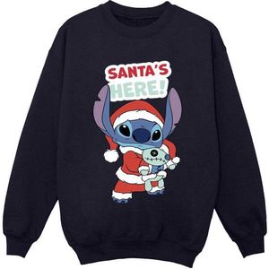 Li-cense Disney heren lilo & stitch santa´s here sweatshirt