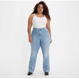 Levi's - 725 Plus High Rise Bootcut - Jeans - Lichtblauw - 85% Katoen, 7% Lyocell, 6% Elastomultiester