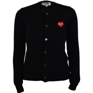 Comme des Garçons - Vest - Zwart - Wol - Knoopsluiting