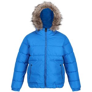 Regatta Parka met imitatiebont voor kinderen