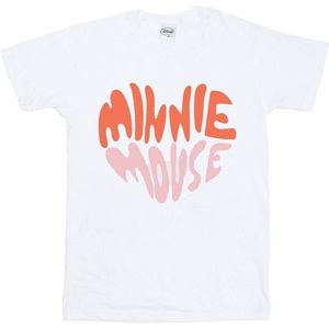 Li-cense Disney dames minnie mouse hartvormig katoenen vriendje t-shirt