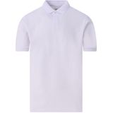 Drykorn - Santos - Poloshirt - Wit - 62% Katoen, 34% Polyester, 4% Elastaan
