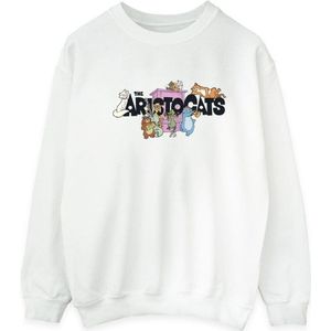 Li-cense - The Aristocats - Sweatshirt - Zwart - 50% Katoen 50% Polyester
