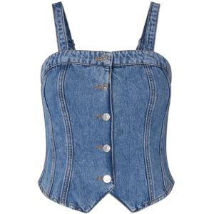 MbyM Denim corset top corsaria