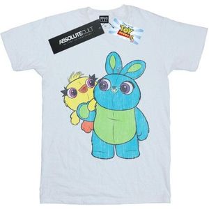 Li-cense - Disney T-shirt - Eendje en Konijntje - Groen - 100% Katoen