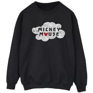 Li-cense Disney dames mickey mouse swirl logo sweatshirt