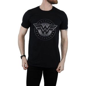 Li-cense Wonder woman heren shield katoenen t-shirt