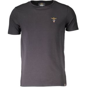 Aeronautica Militare - Ae-38022-P - T-shirt - Zwart - Heren