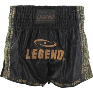 Legend Sports Kickboks broekje kids/volwassenen killer crock goud satijn